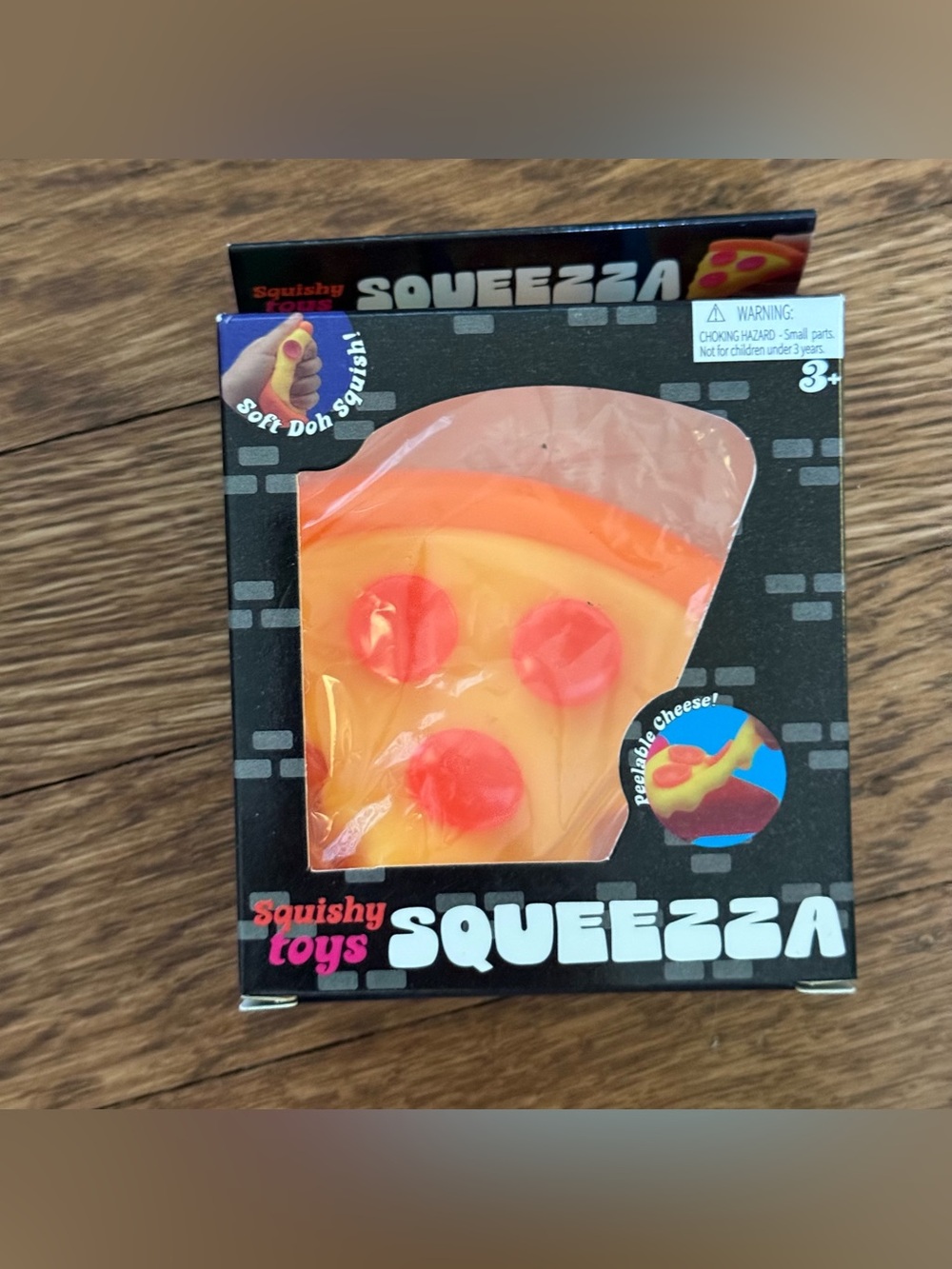 New SQUEEZZA Pizza Slice Fidget Toy Squishy